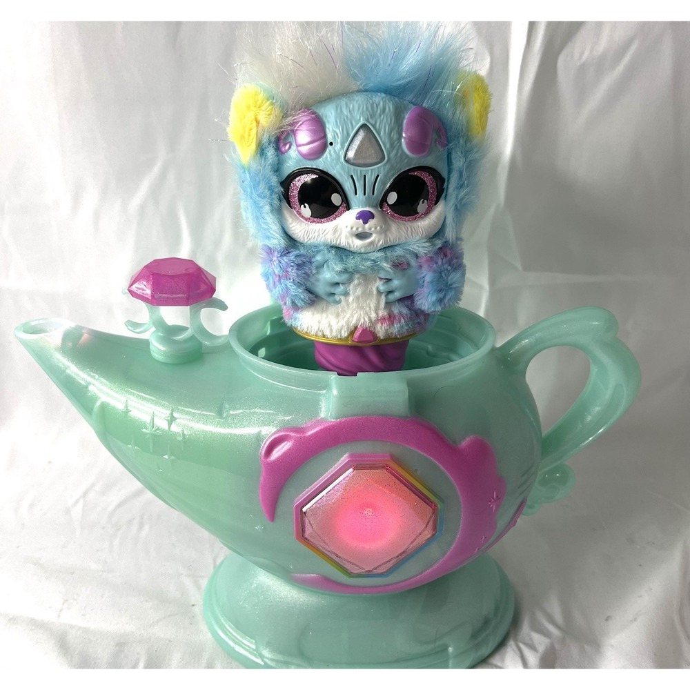 Magic Mixies Magic Genie Lamp Starlight Magic Interactive 8 Inch Rainbow Plush